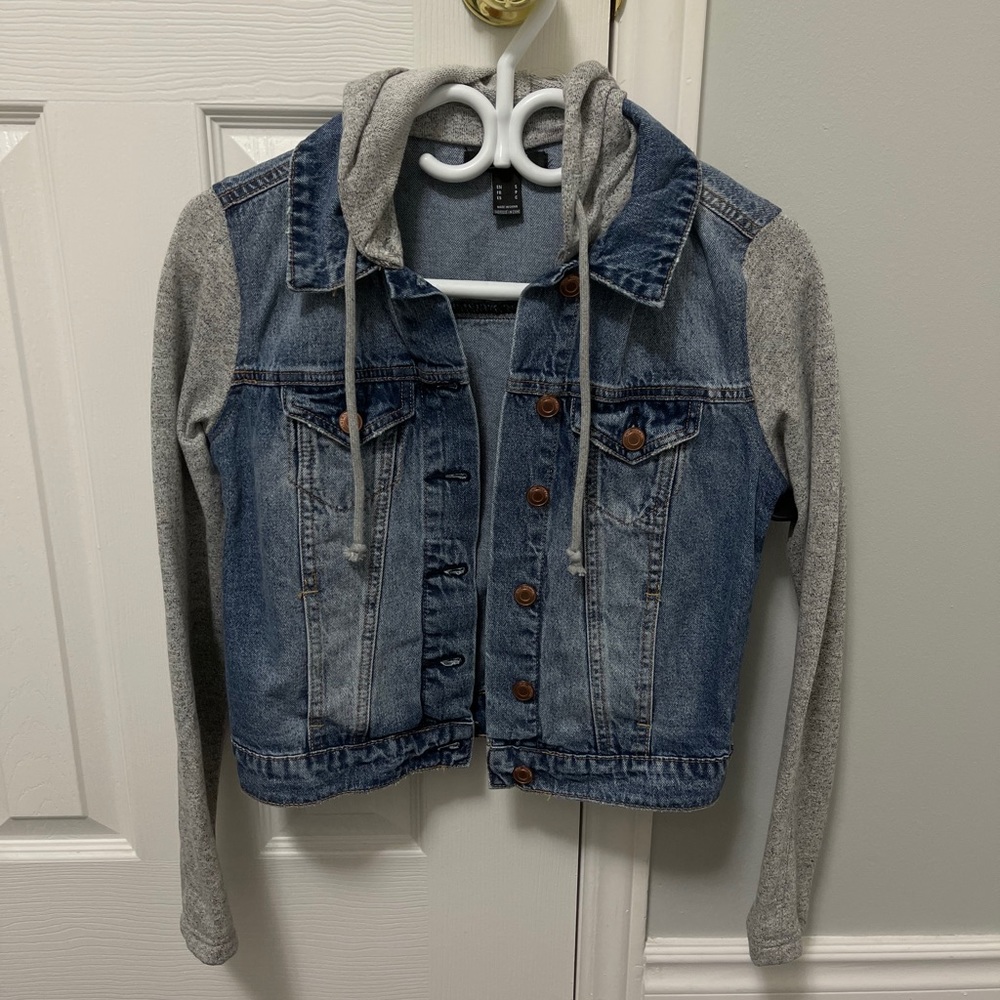 Jean jacket hoodie